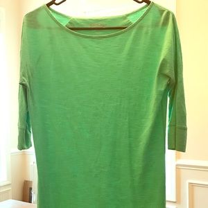 Lilly Pulitzer Cassie Slub Dress Green XS